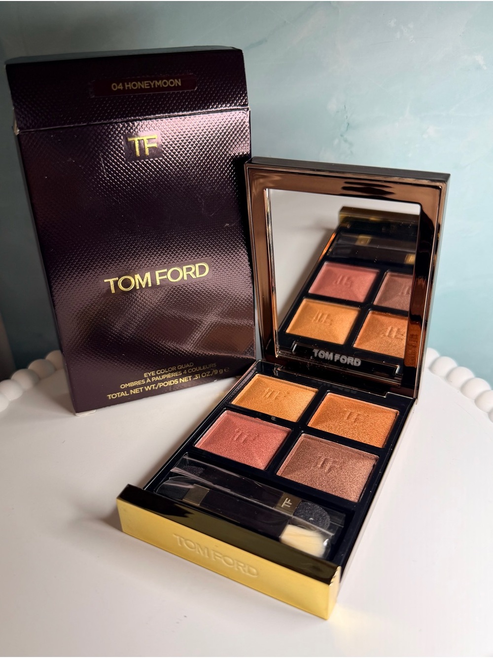 TOM FORD Honeymoon (04) Women's Eye Color Quad - MSRP $120 New in box
